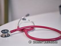 rotes Stethoskop